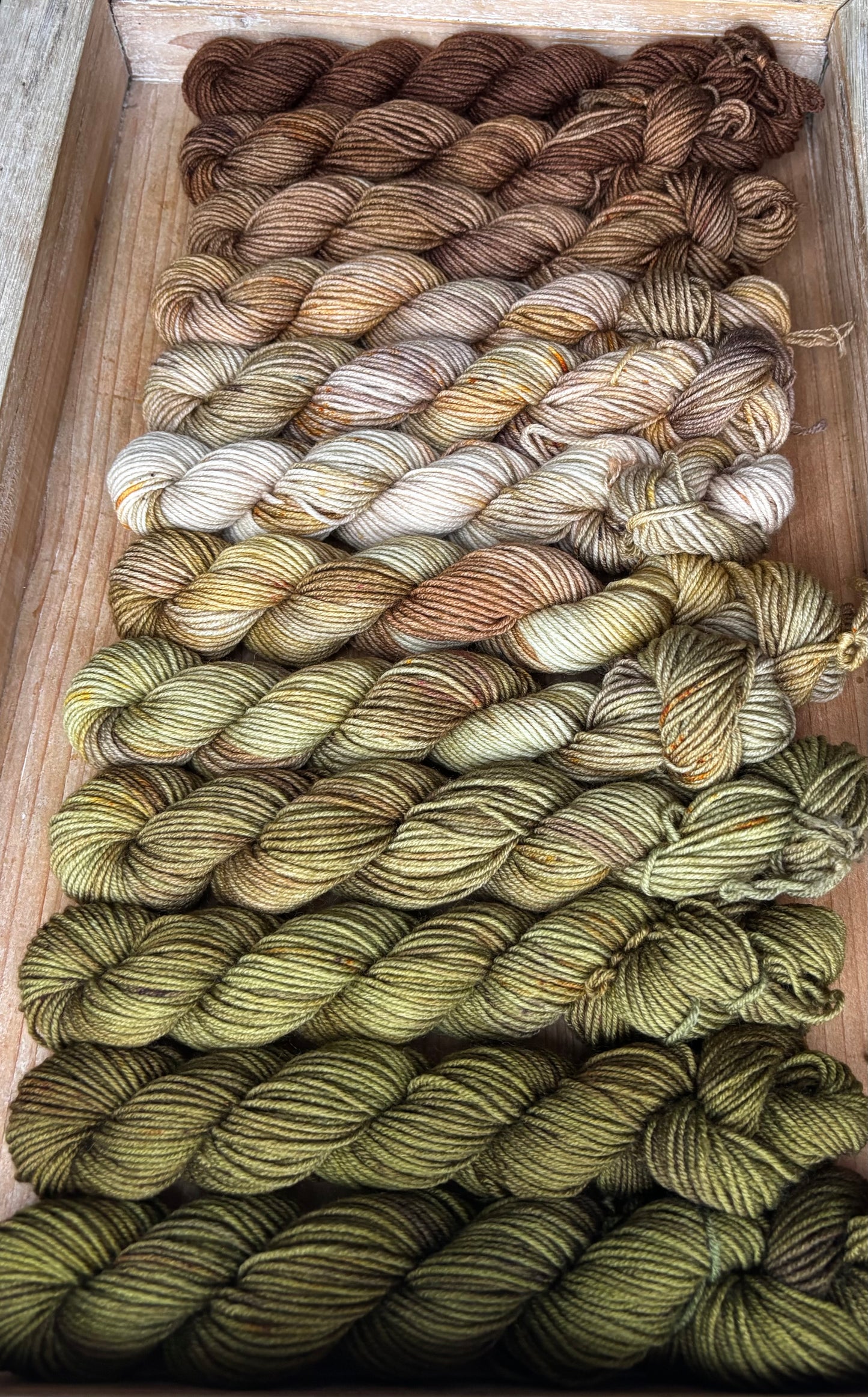 12 Skein Mini Yarn Fade - Squishy Sock Base