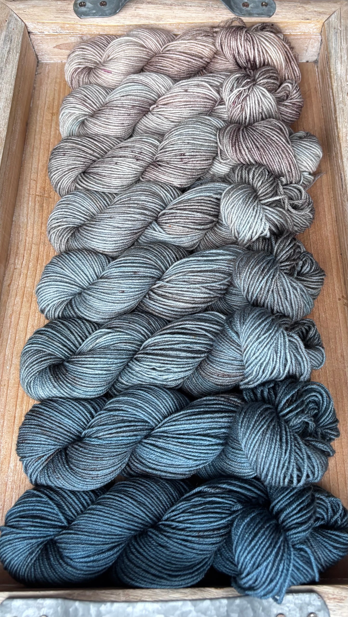 15 Skein Mini Yarn Fade - Squishy Sock Base