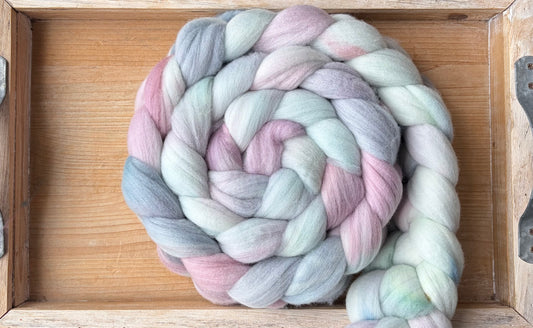 Targhee - 23 Micron - One of a Kind Batch - 100 grams of Spinning Fibre - Hand Dyed Combed Top