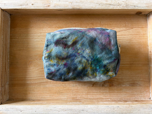 Ice Dyed Zipper Pouch