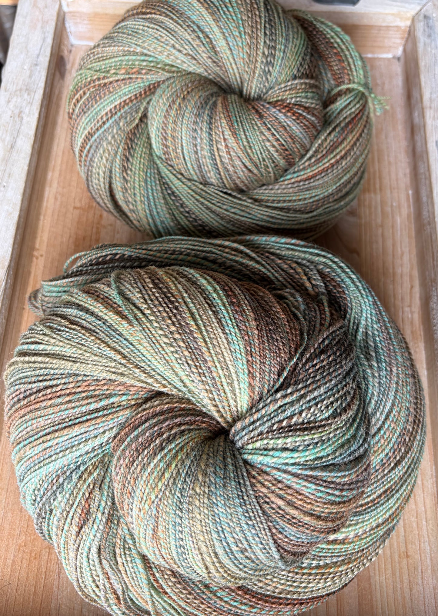 Hand Spun Yarn - 100% Targhee - Sweater Quantity