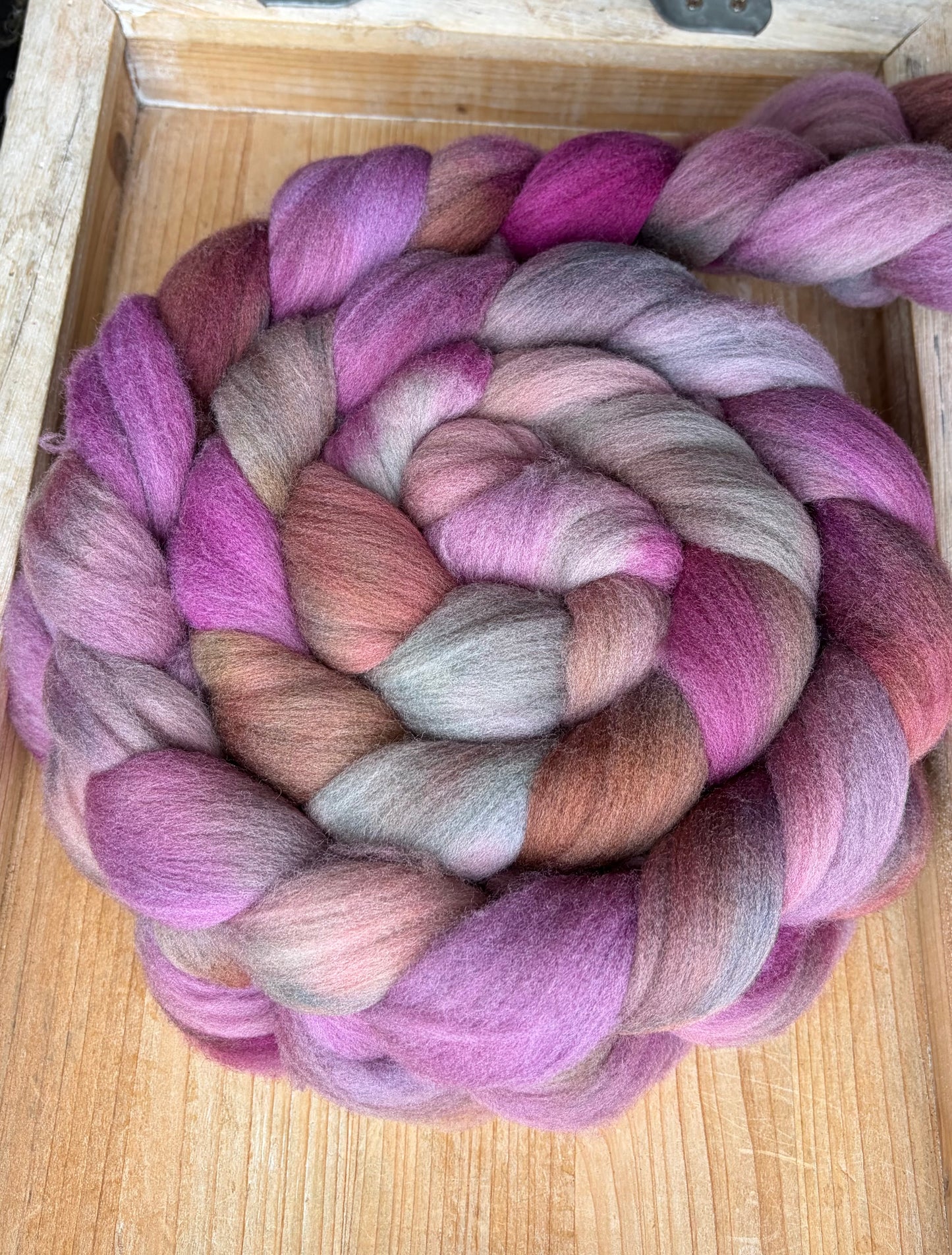 Targhee - 23 Micron - One of a Kind Batch - 100 grams of Spinning Fibre - Hand Dyed Combed Top