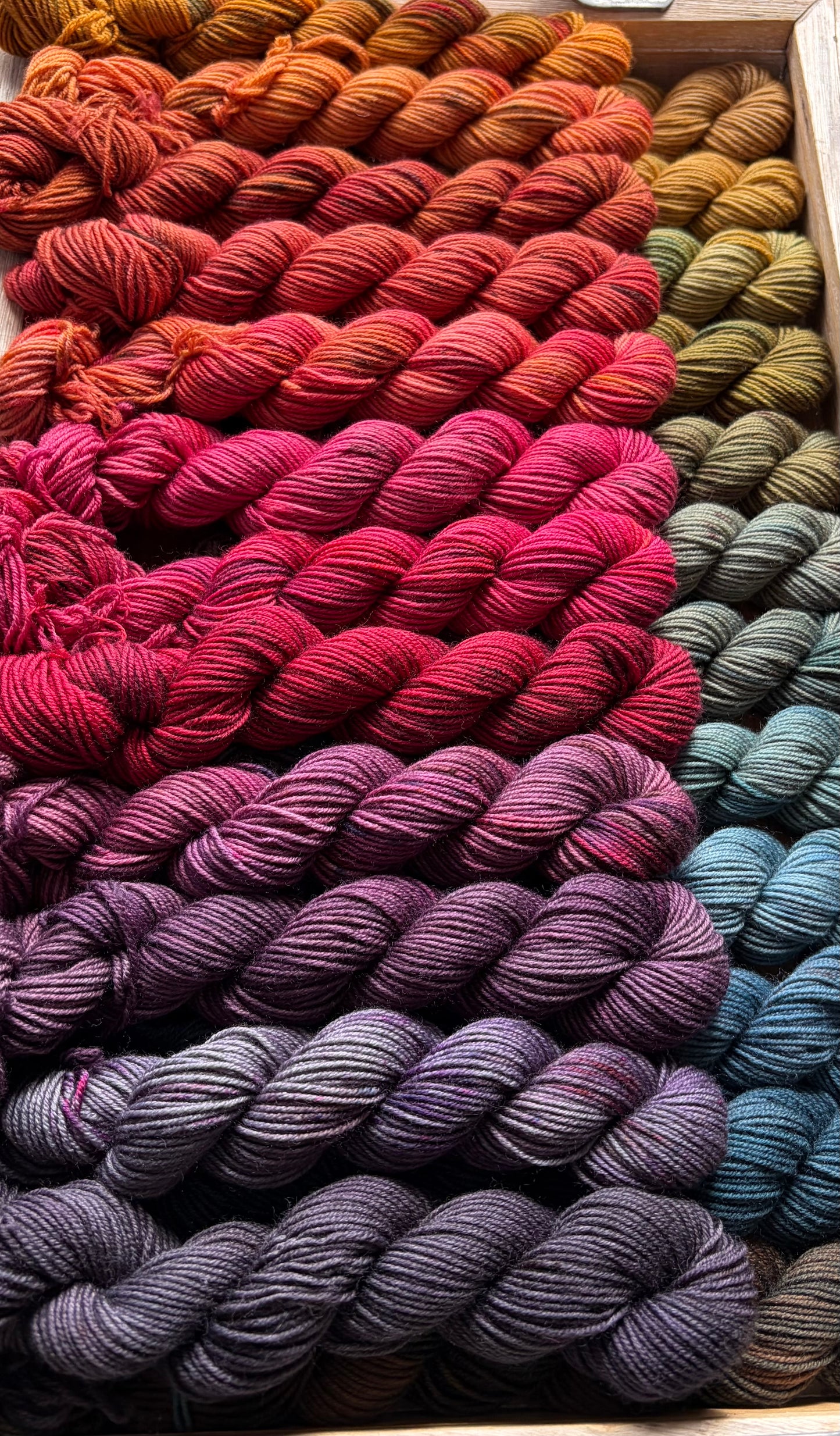 24 Skein Mini Yarn Fade - Squishy Sock Base