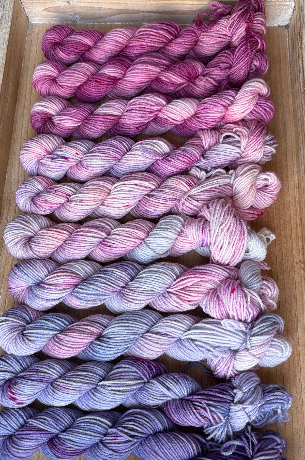 10 Skein Mini Yarn Fade - Squishy Sock Base