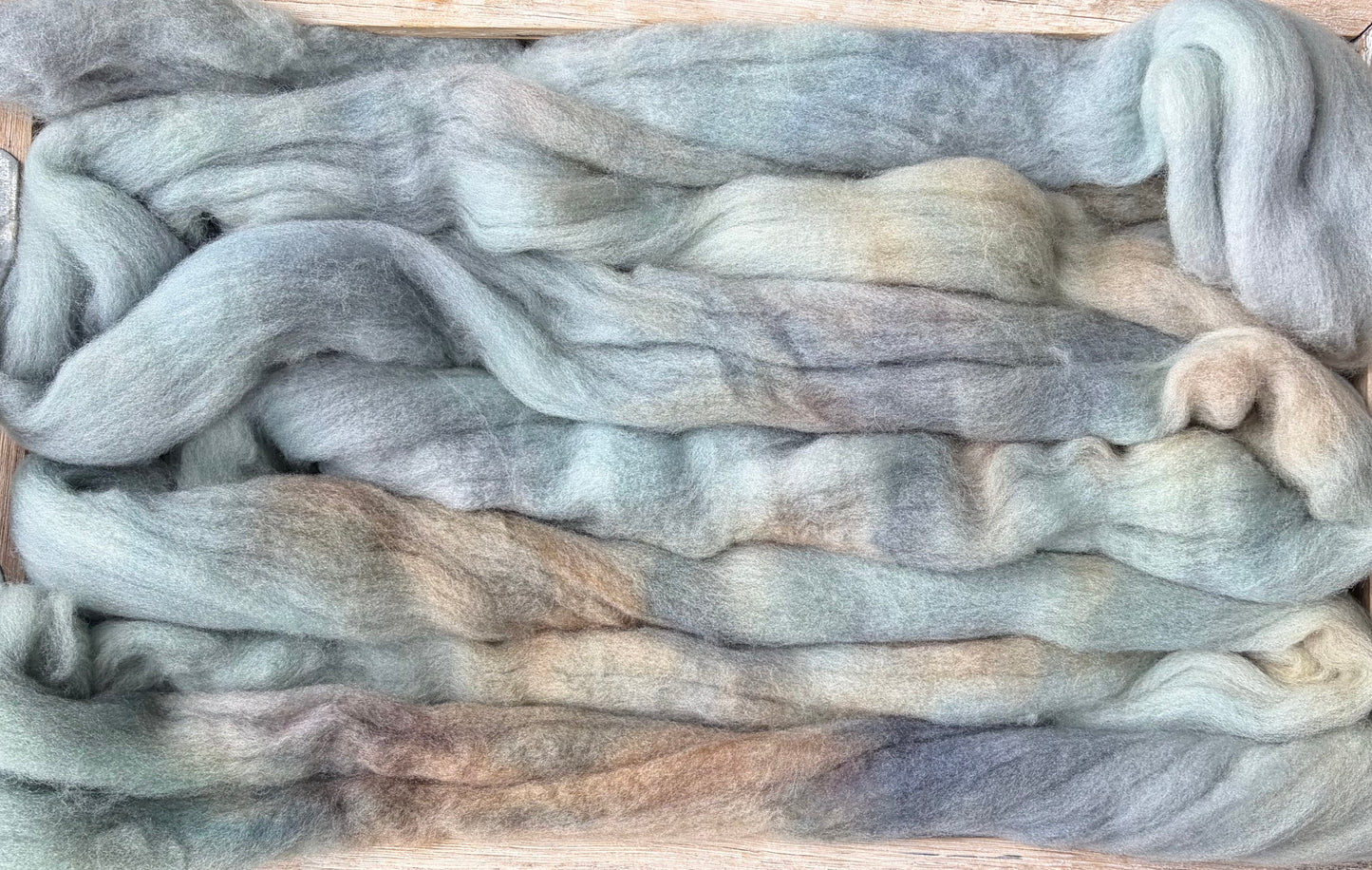 Targhee - 23 Micron - One of a Kind Batch - 100 grams of Spinning Fibre - Hand Dyed Combed Top
