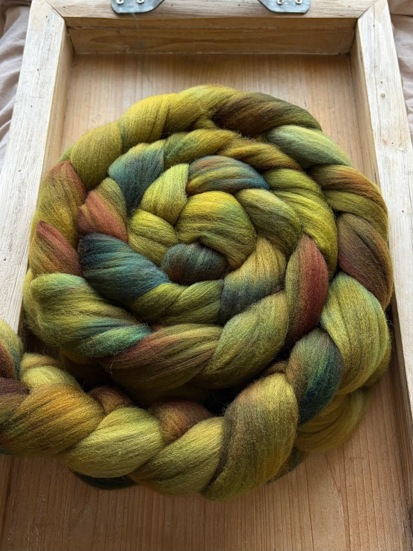 Targhee - 23 Micron - One of a Kind Batch - 100 grams of Spinning Fibre - Hand Dyed Combed Top