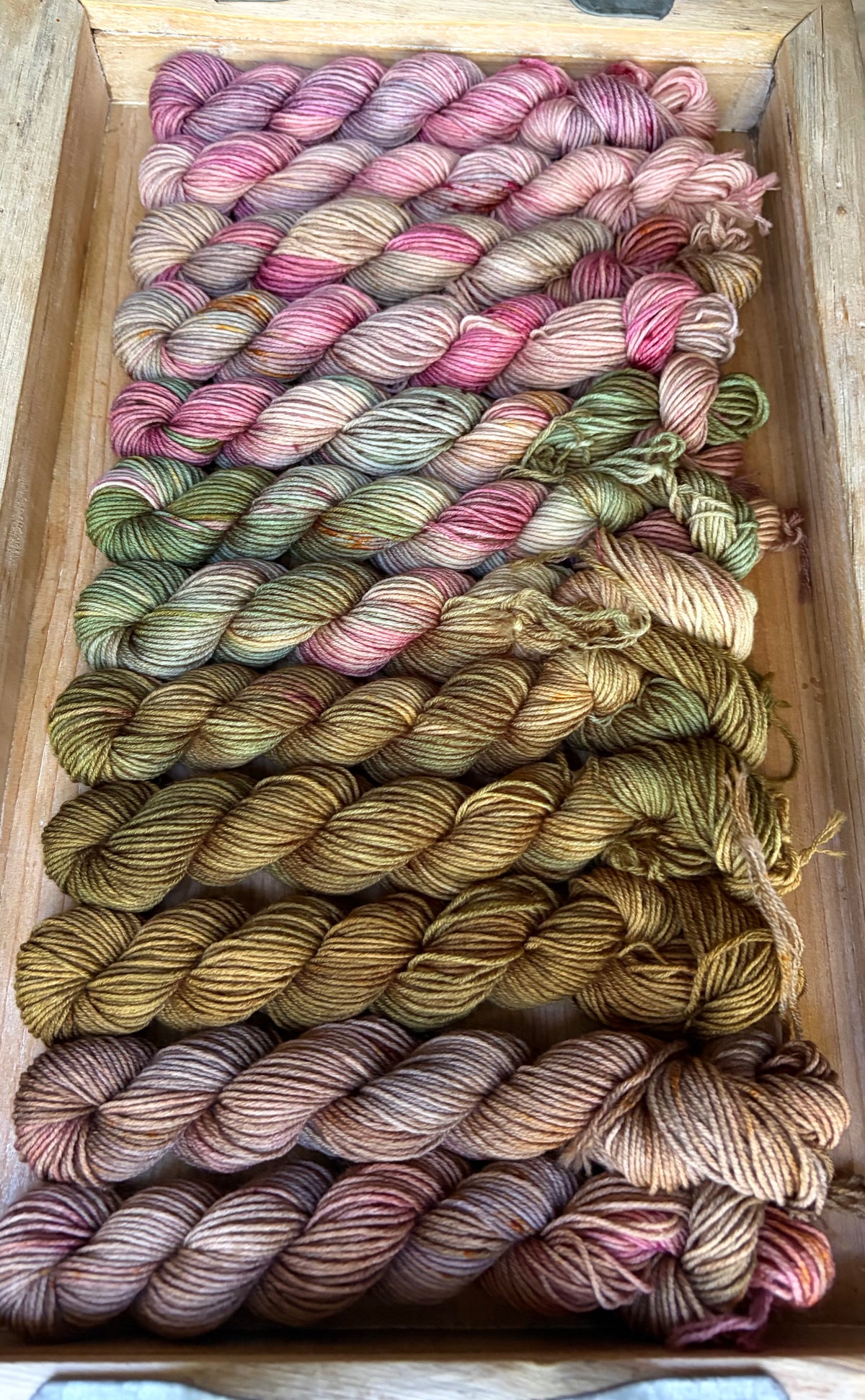 24 Skein Mini Yarn Fade - Squishy Sock Base