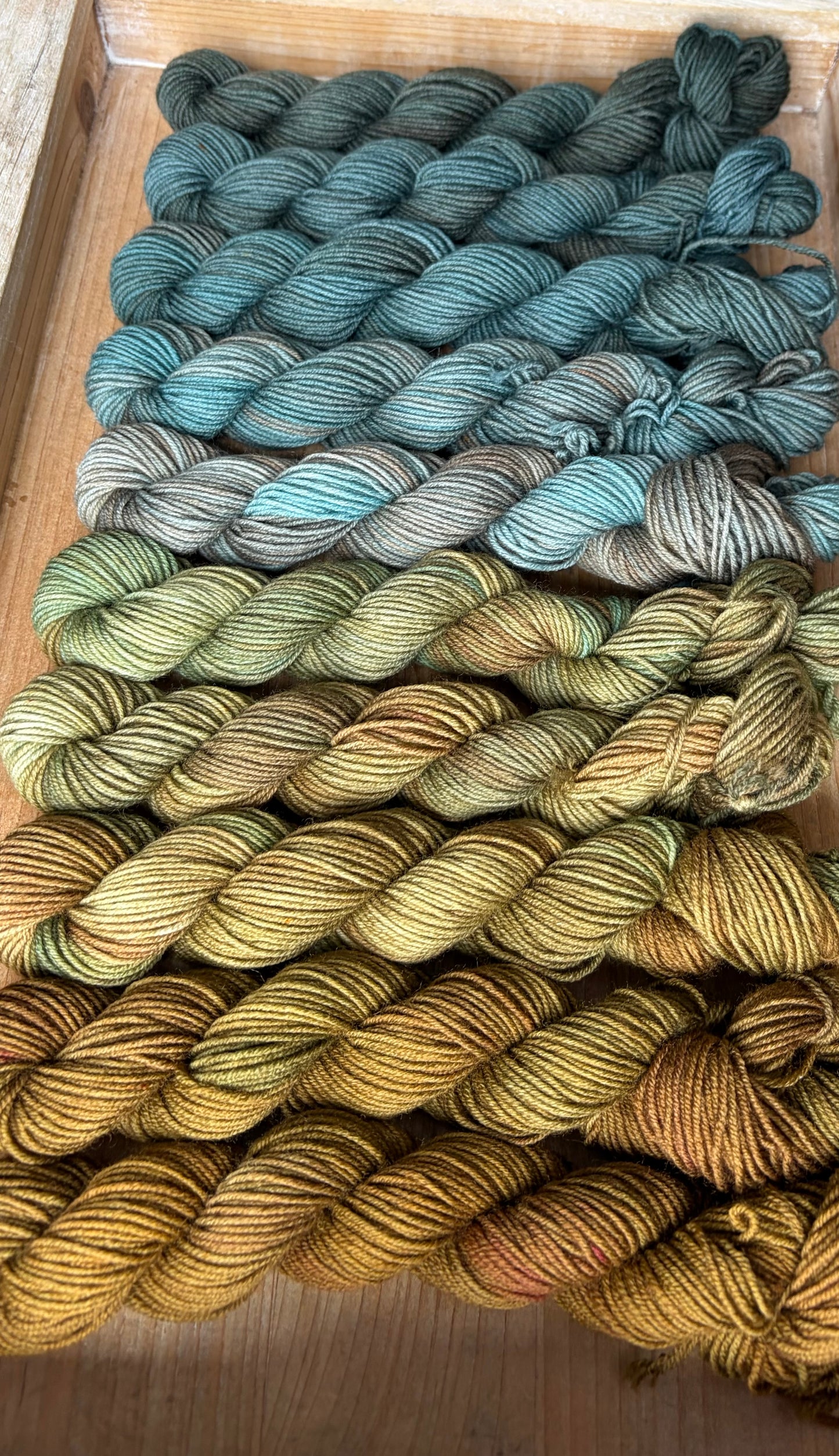 10 Skein Mini Yarn Fade - Squishy Sock Base