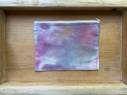 Ice Dyed Zipper Pouch