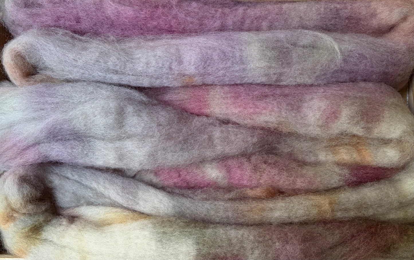 Bluefaced Leicester Wool - 26 Micron - One of a Kind Batch - 100 grams of Spinning Fibre - Hand Dyed Combed Top
