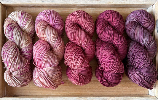 5 Skein Fade on Squishy Sock Base