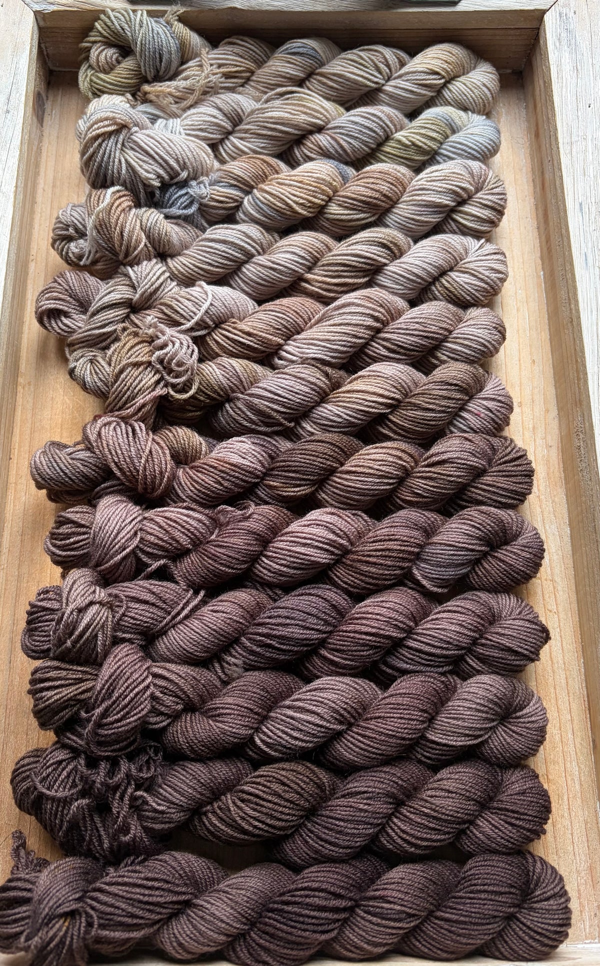 24 Skein Mini Yarn Fade - Squishy Sock Base
