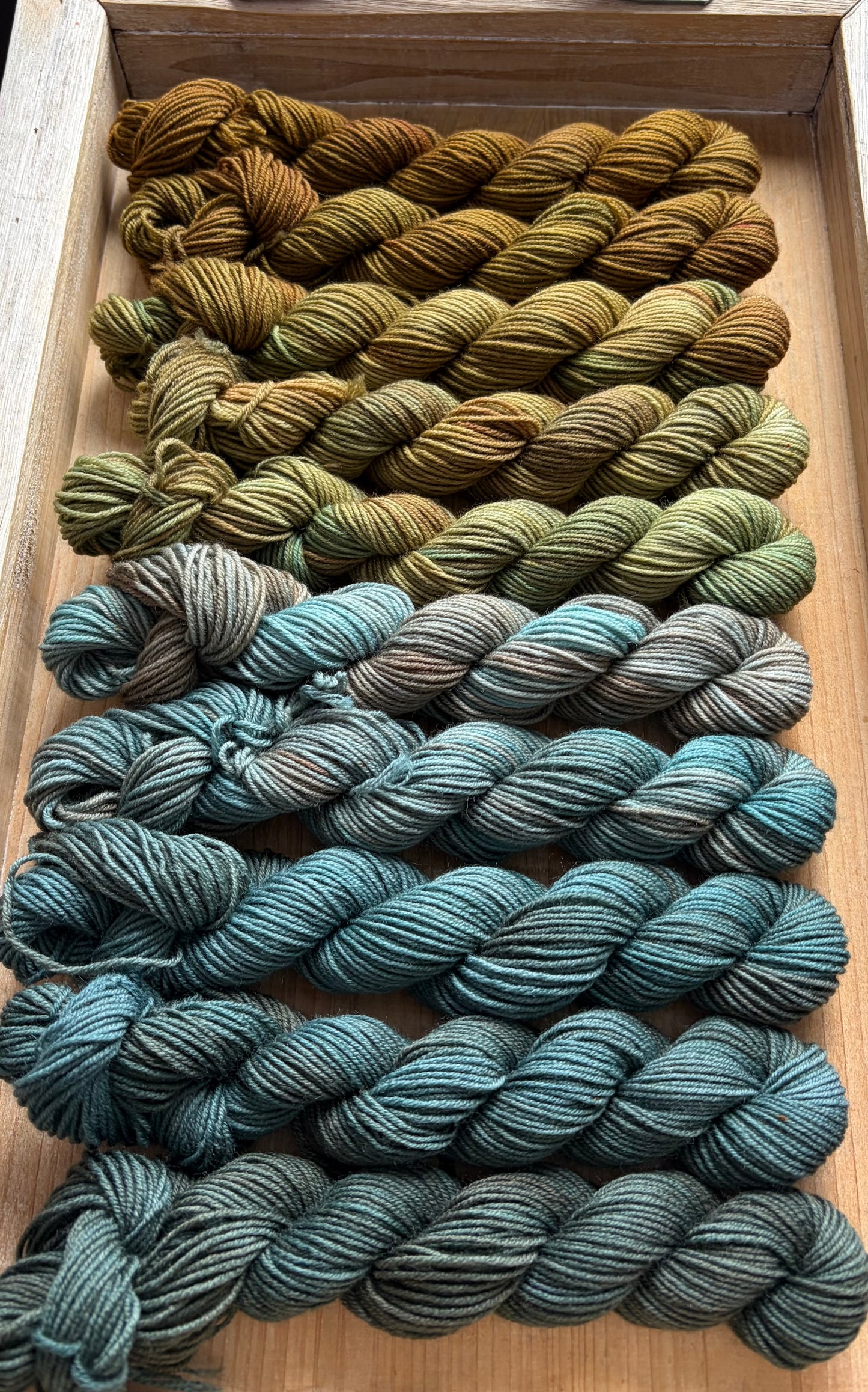 10 Skein Mini Yarn Fade - Squishy Sock Base