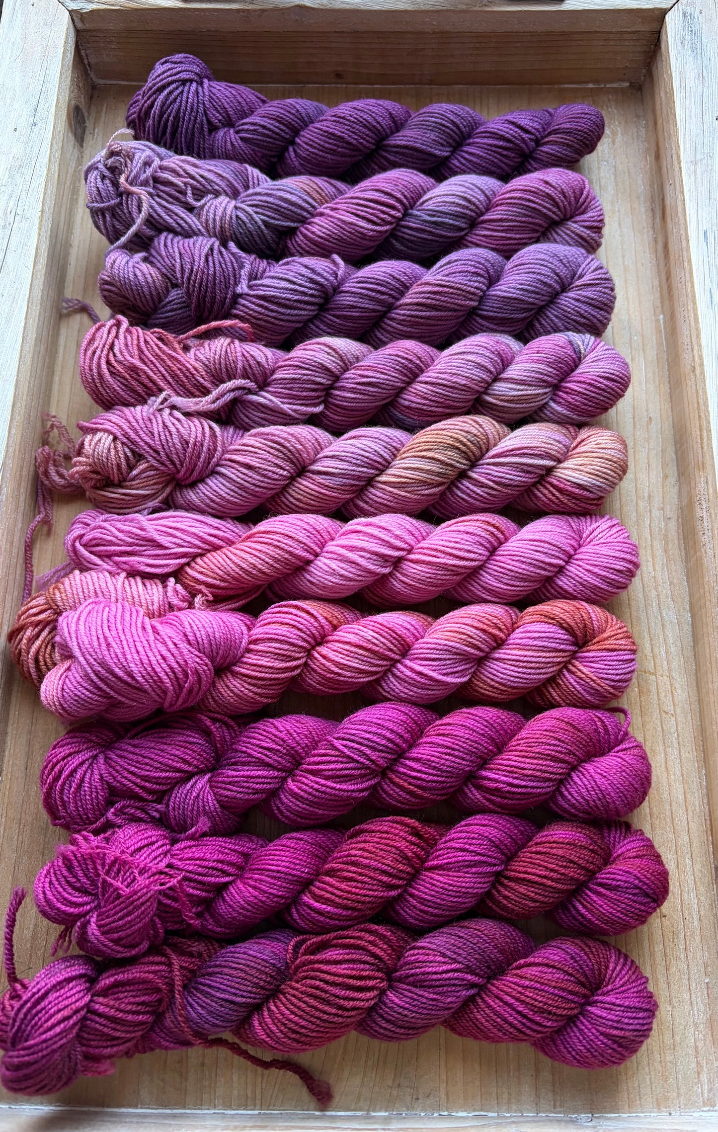 10 Skein Mini Yarn Fade - Squishy Sock Base