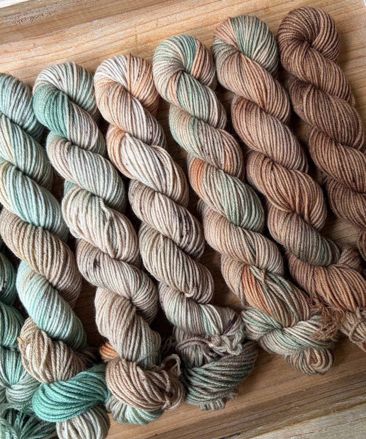 10 Skein Mini Yarn Fade - Squishy Sock Base
