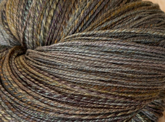 Fil filé à la main - 100 % laine mérinos non traitée