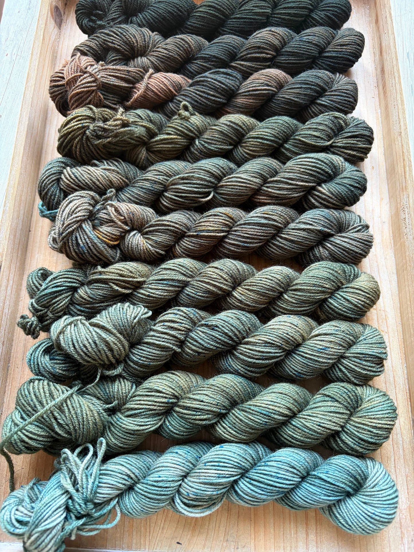 10 Skein Mini Yarn Fade - Squishy Sock Base