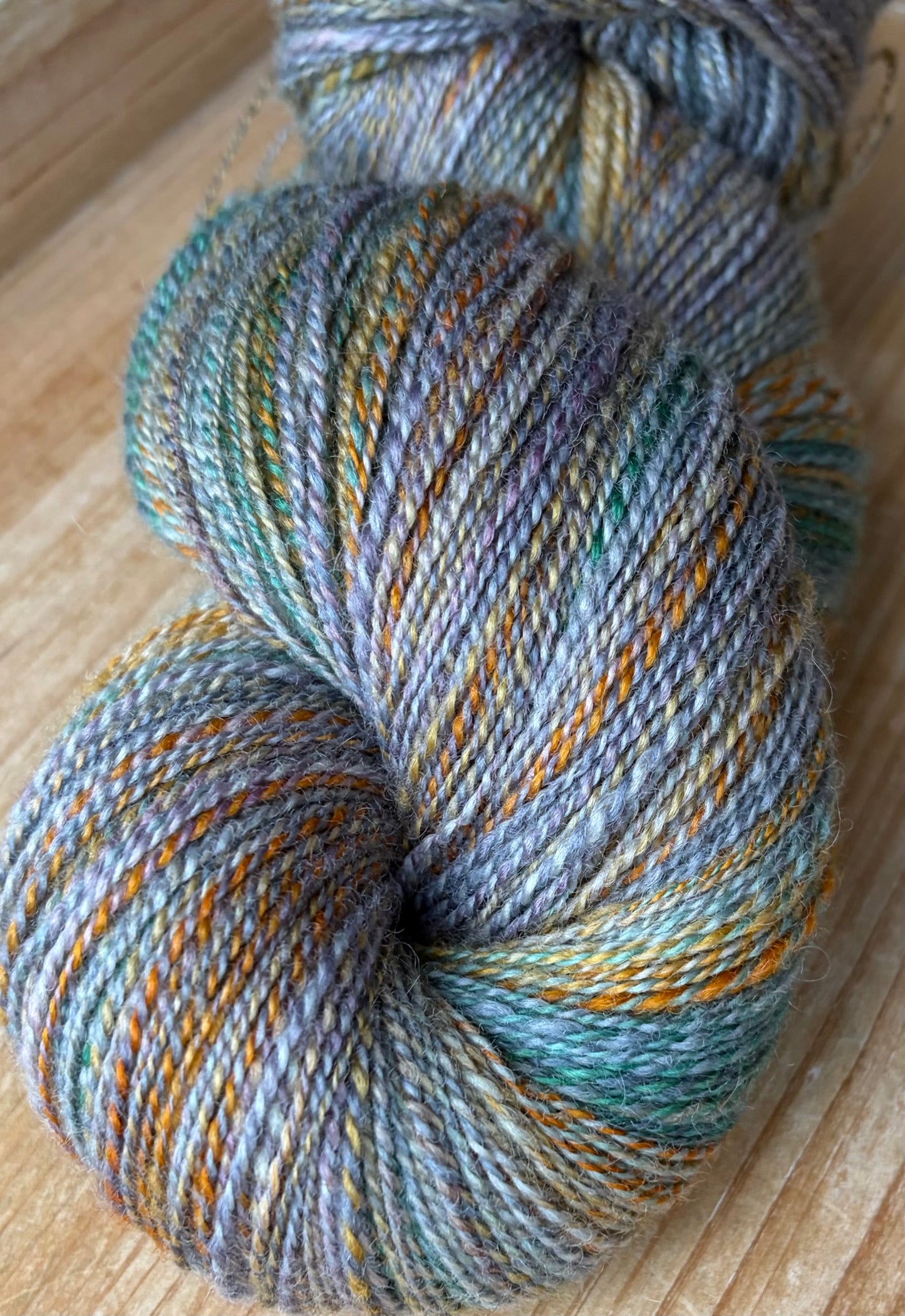 Hand Spun Yarn - 26 Micron Bluefaced Liecester Wool