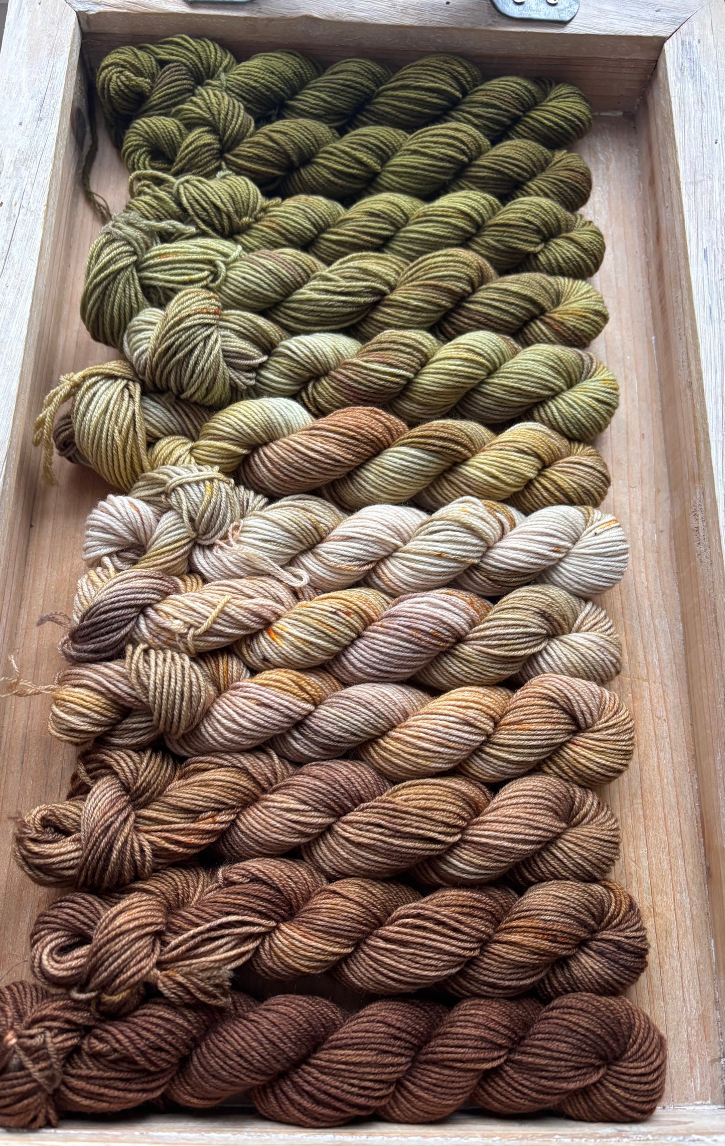 12 Skein Mini Yarn Fade - Squishy Sock Base