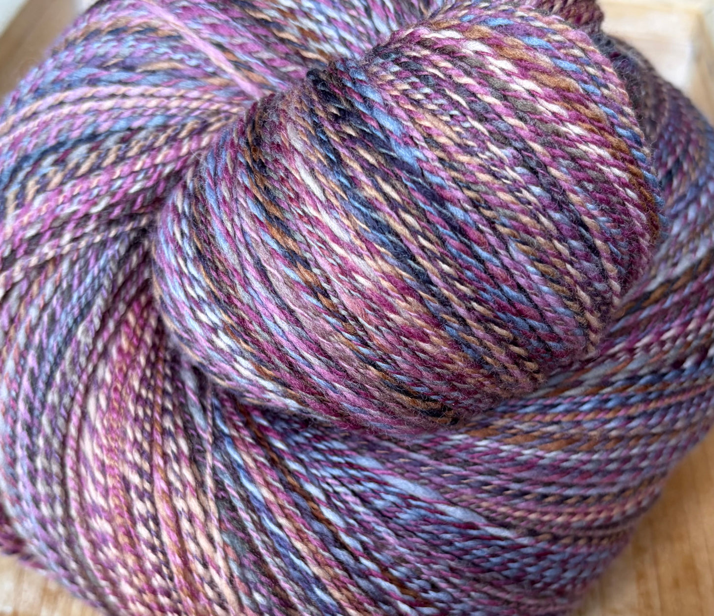 Hand Spun Yarn - 80% Superwash Merino/20% Nylon