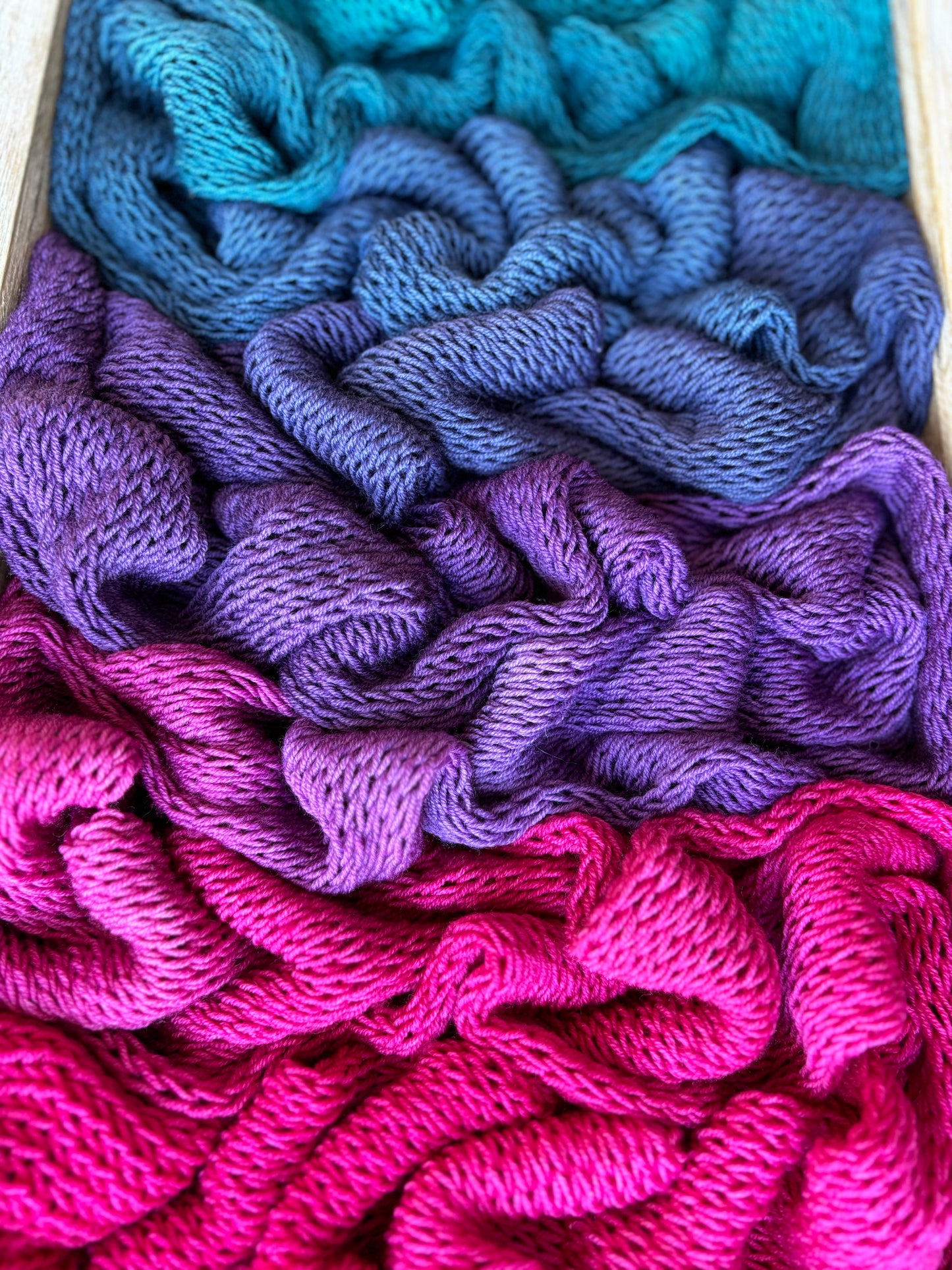 Hand Dyed Yarn Gradient
