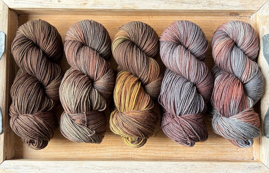 5 Skein Fade on Squishy Sock Base