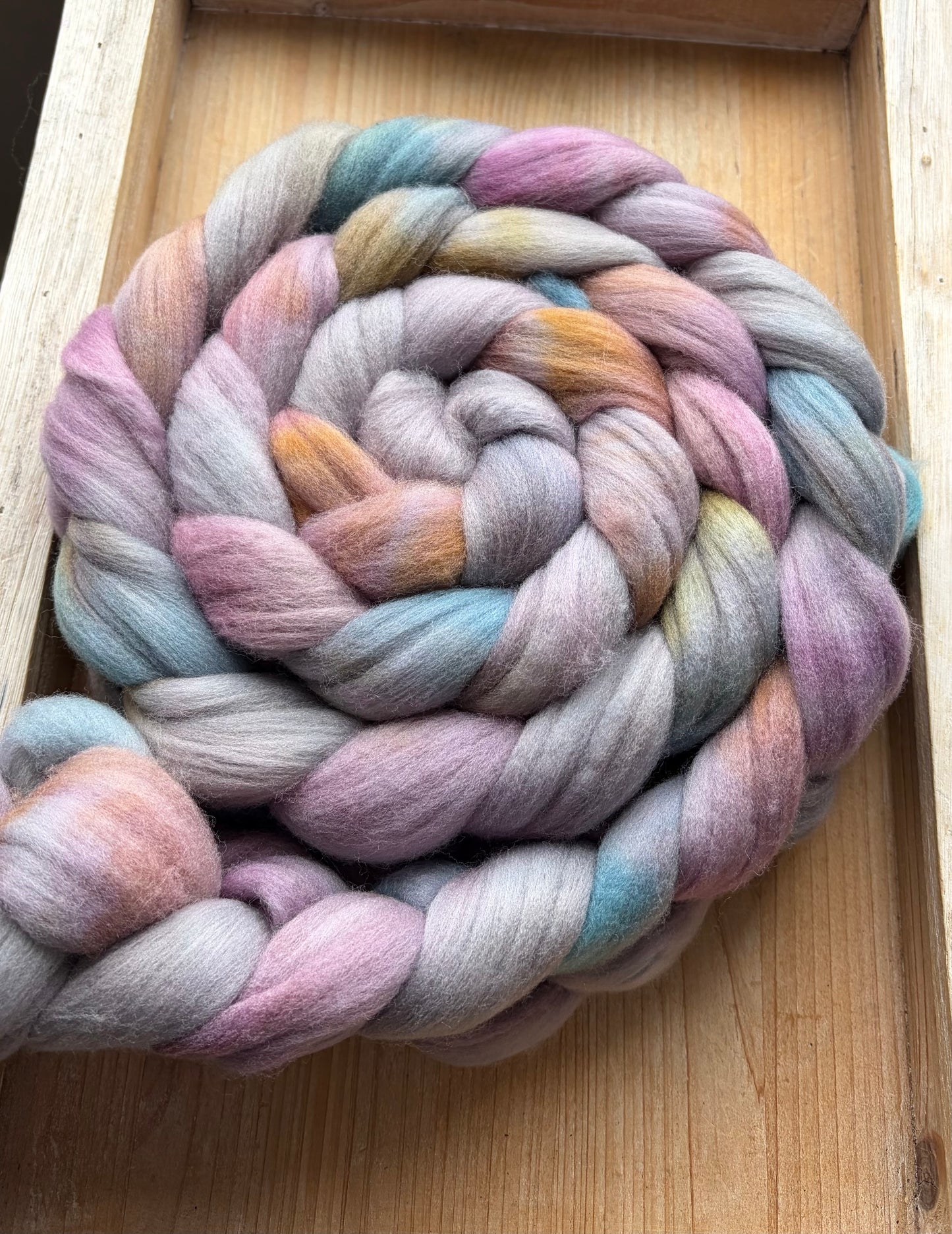 Targhee - 23 Micron - One of a Kind Batch - 100 grams of Spinning Fibre - Hand Dyed Combed Top