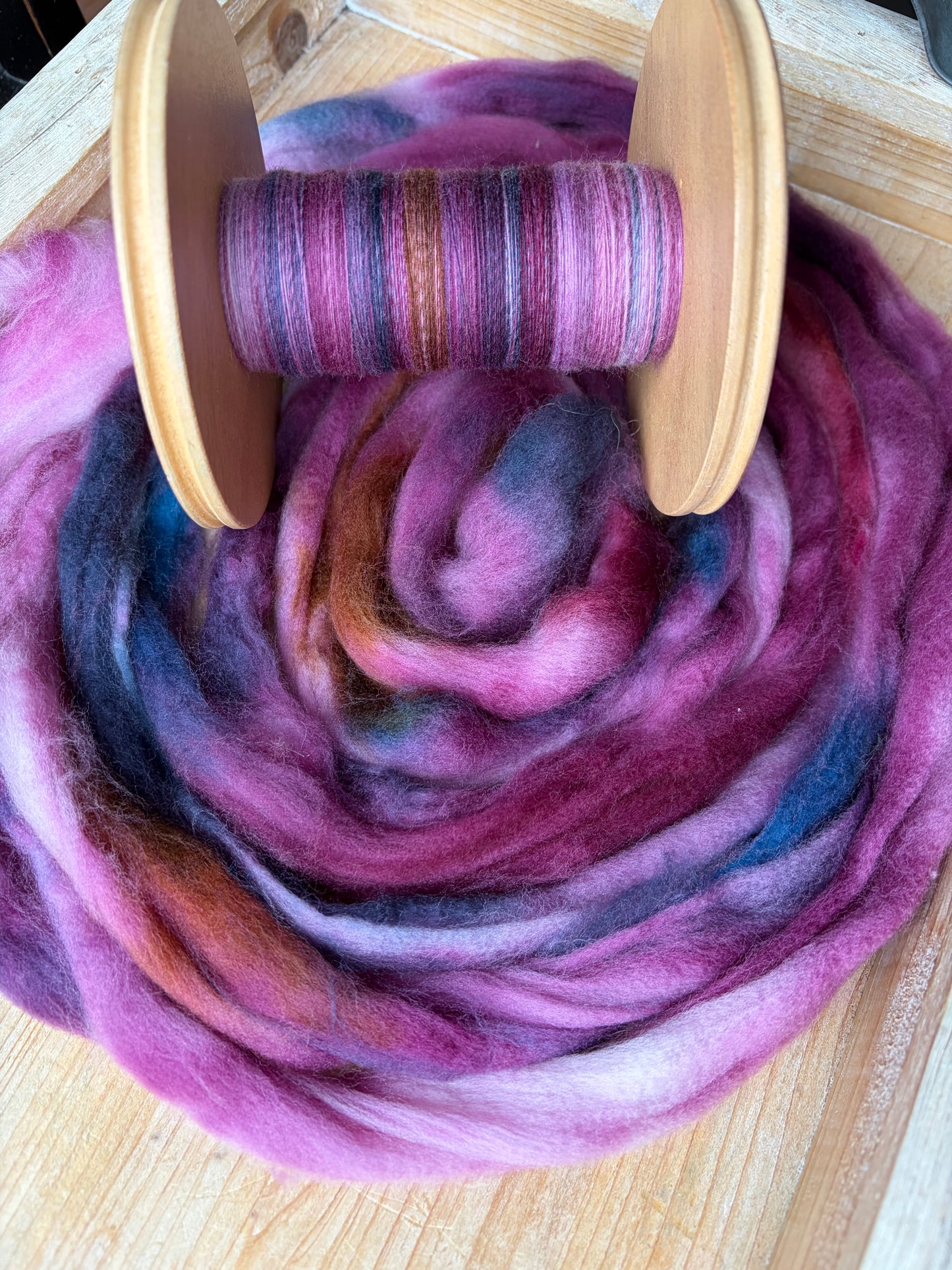 Hand Spun Yarn - 80% Superwash Merino/20% Nylon