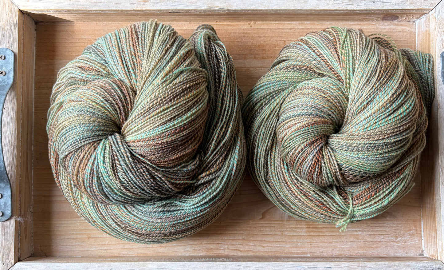 Hand Spun Yarn - 100% Targhee - Sweater Quantity