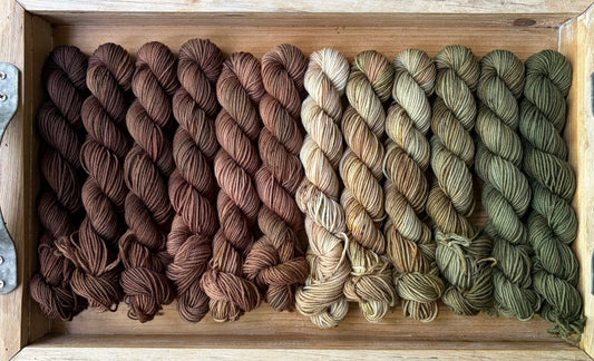 12 Skein Mini Yarn Fade - Squishy Sock Base