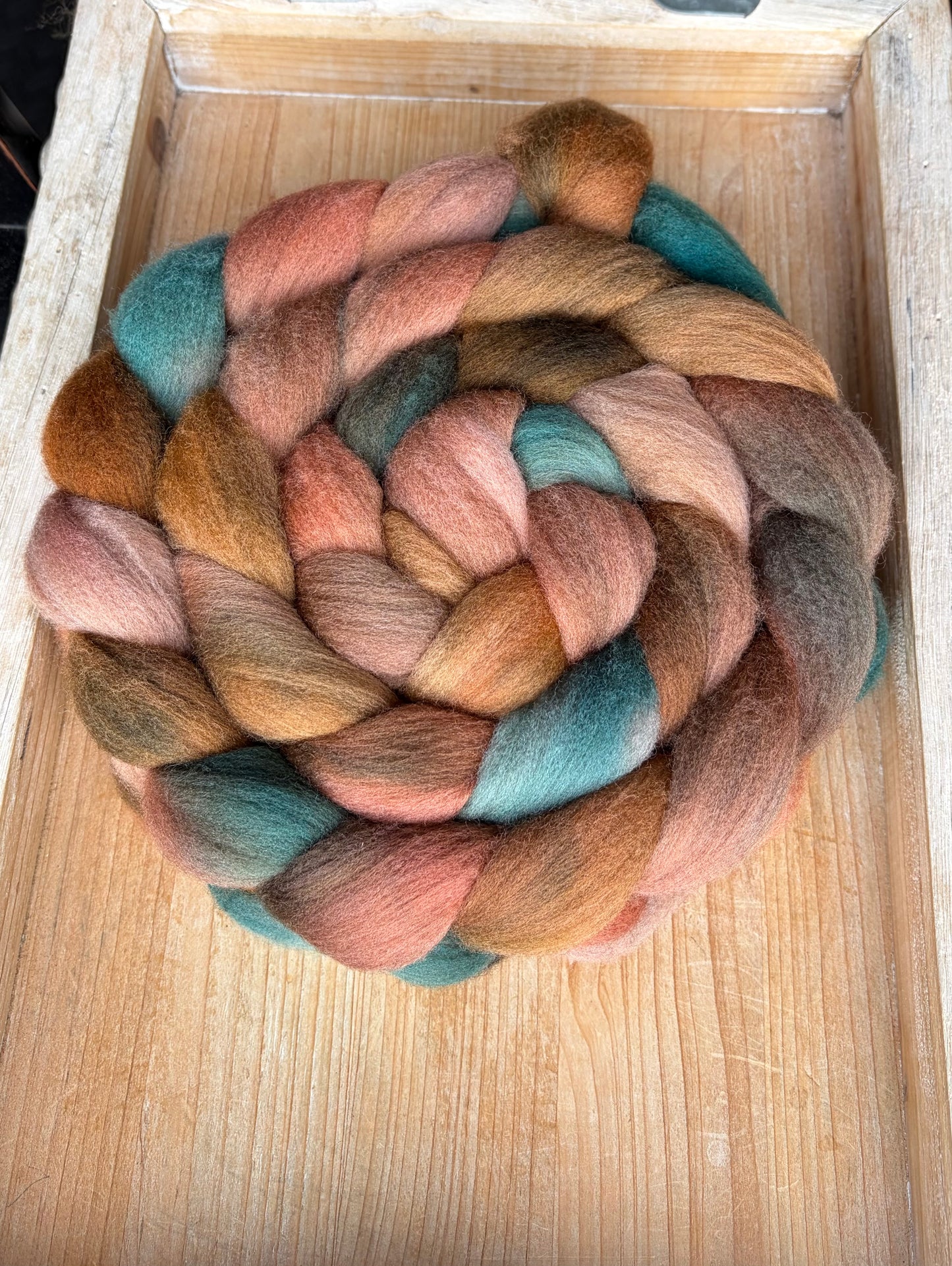 Polwarth - 22 Micron - One of a Kind Batch - 100 grams of Spinning Fibre - Hand Dyed Combed Top