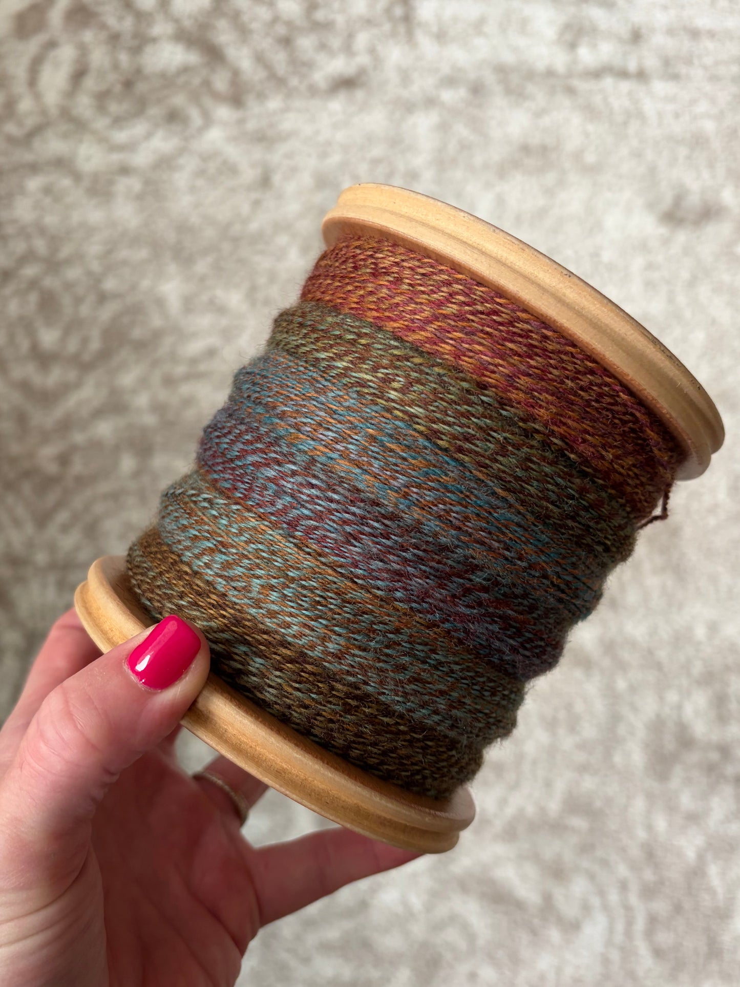 Hand Spun Yarn - 100% Polwarth - Sweater Quantity
