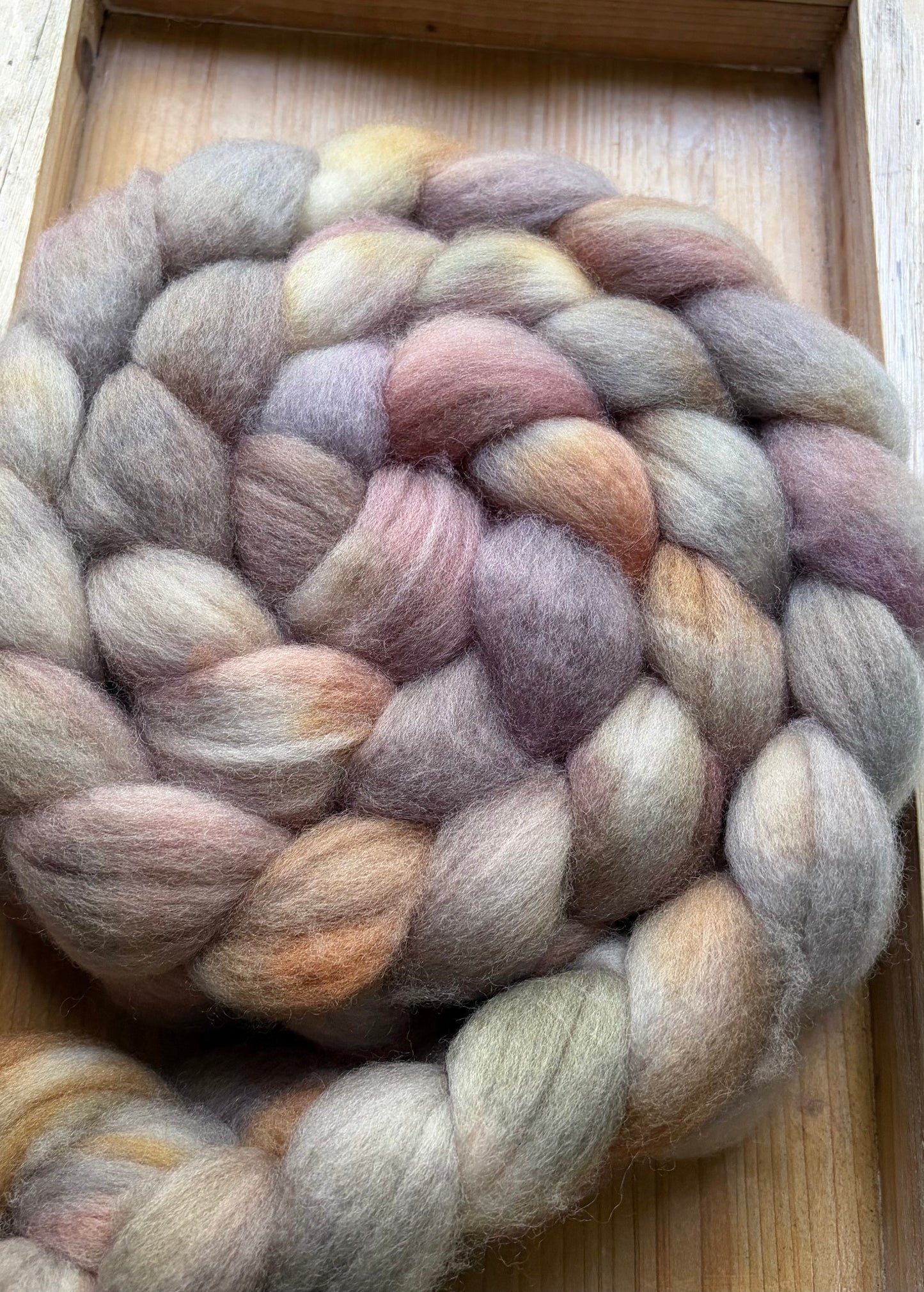 Bluefaced Leicester Wool - 26 Micron - One of a Kind Batch - 100 grams of Spinning Fibre - Hand Dyed Combed Top