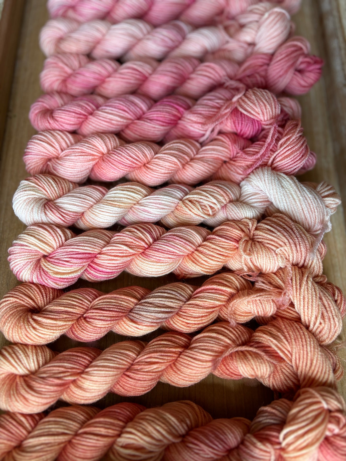 24 Skein Mini Yarn Fade - Squishy Sock Base