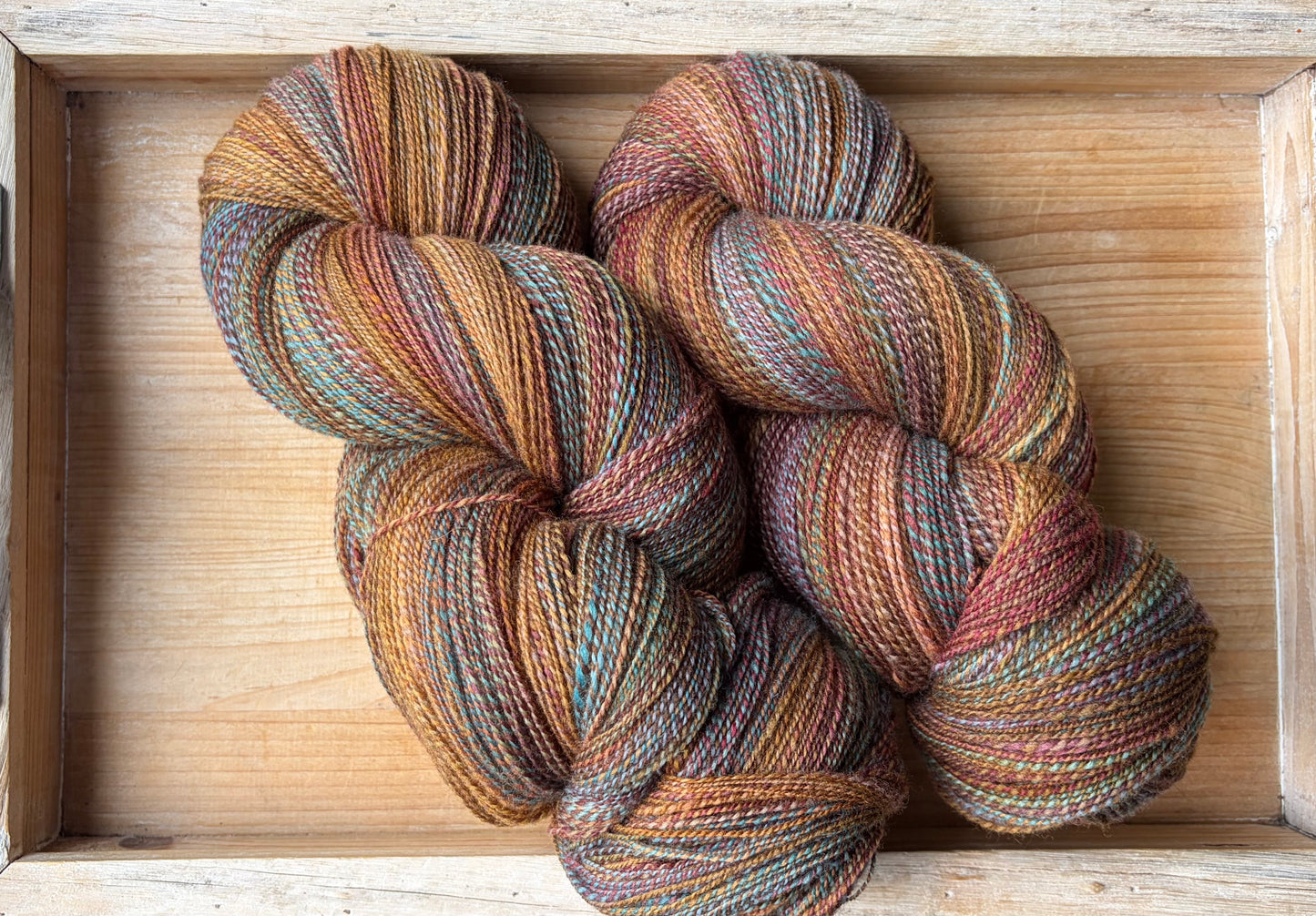 Hand Spun Yarn - 100% Polwarth - Sweater Quantity
