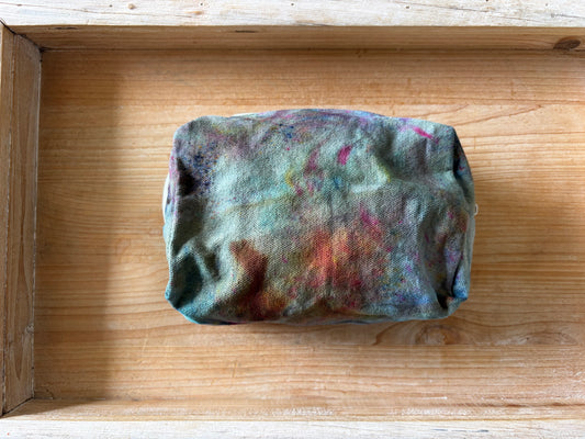 Ice Dyed Zipper Pouch