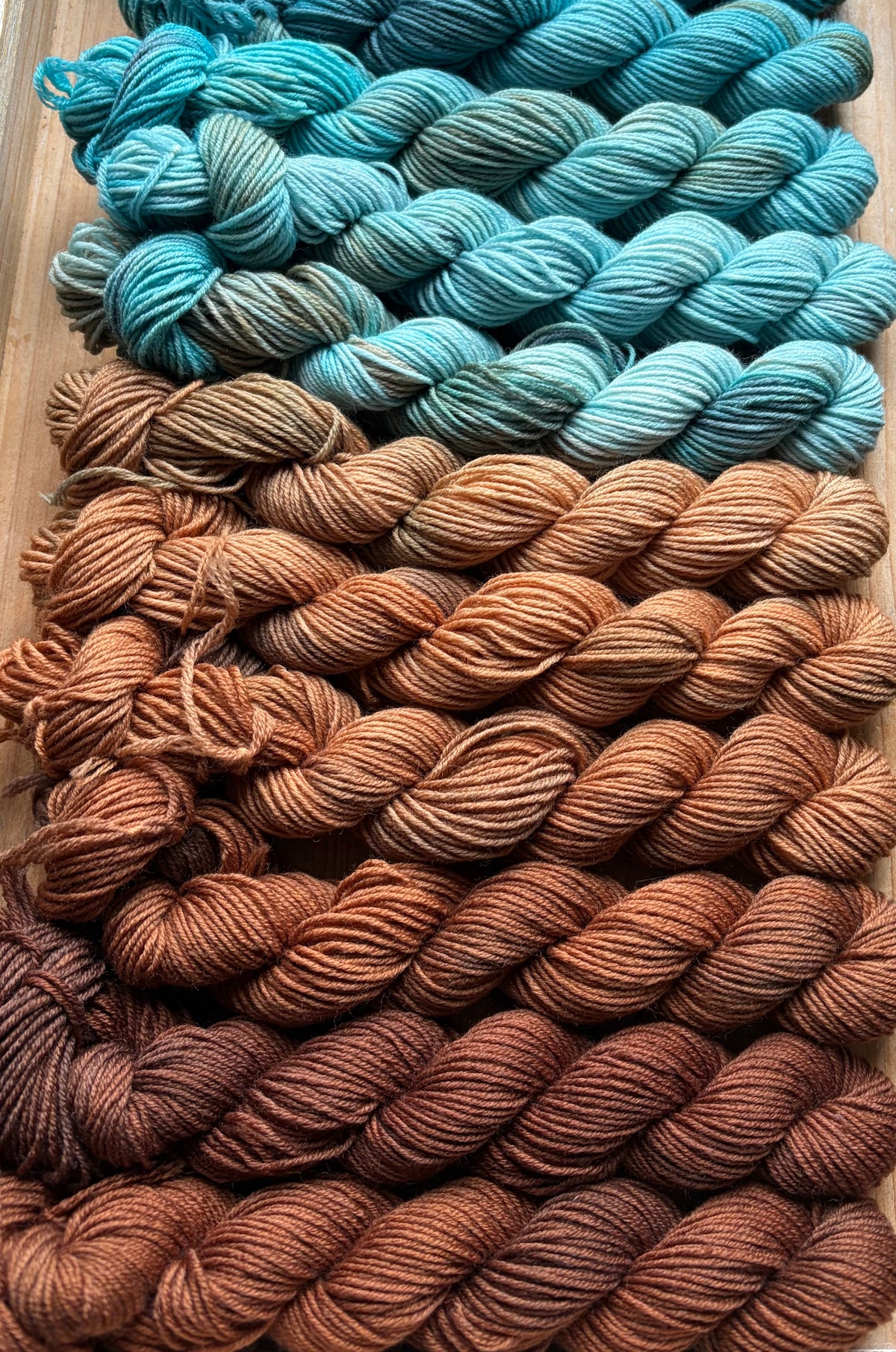 24 Skein Mini Yarn Fade - Squishy Sock Base