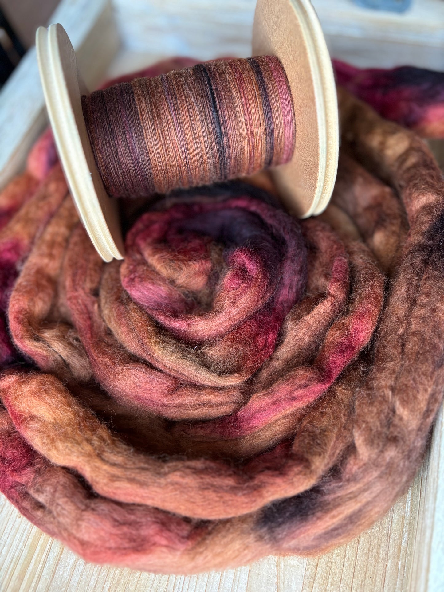 Hand Spun Yarn - 100% Untreated Merino Wool