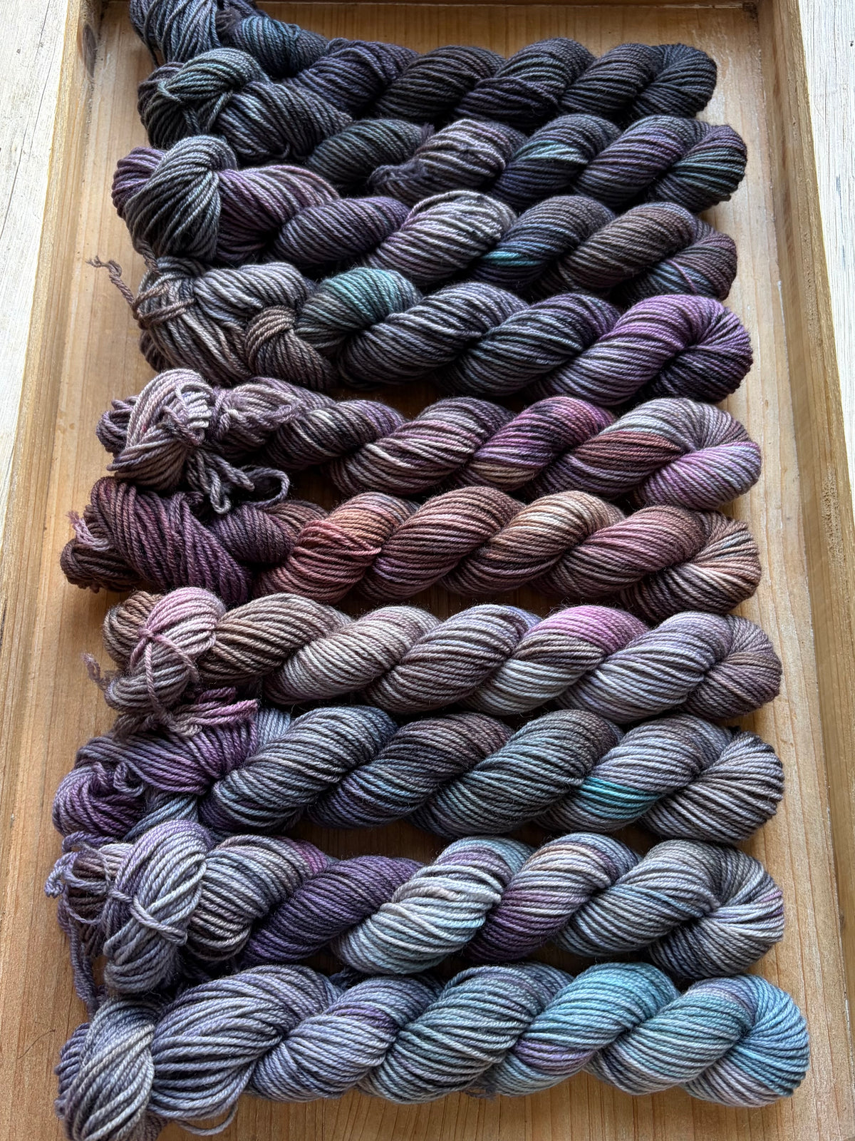 10 Skein Mini Yarn Fade - Squishy Sock Base