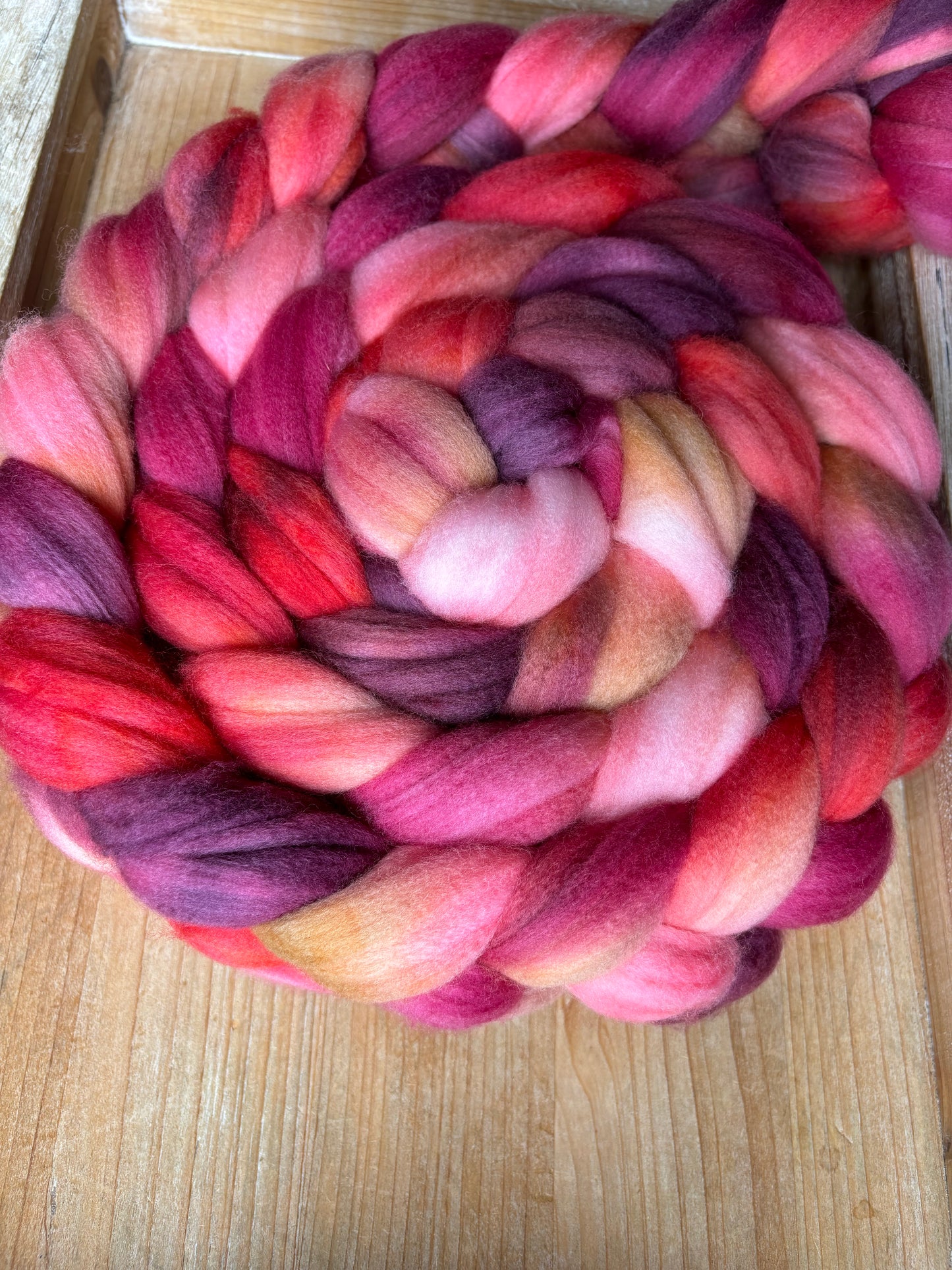 Peony Party - 100 grams of Spinning Fibre