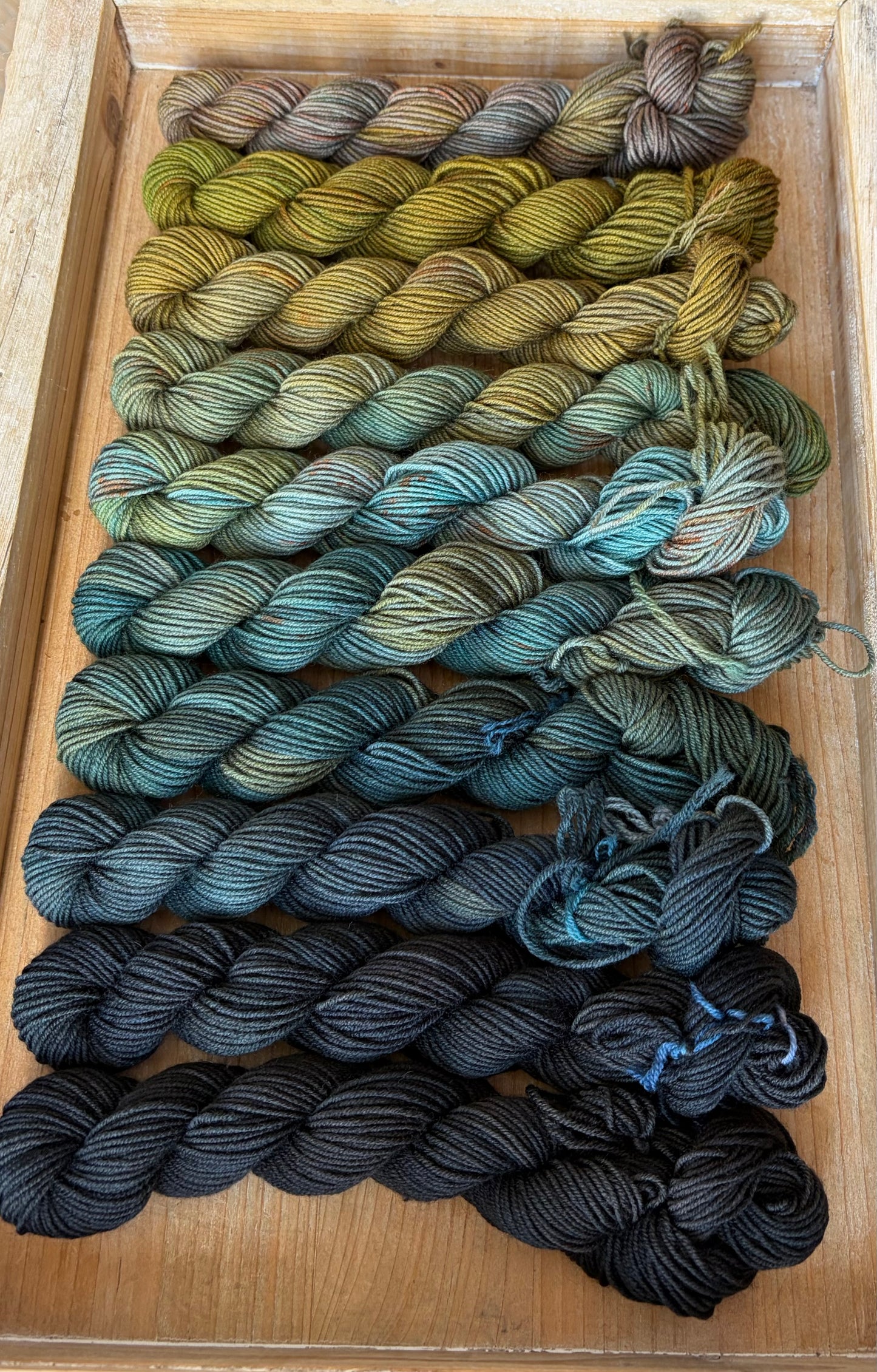 10 Skein Mini Yarn Fade - Squishy Sock Base