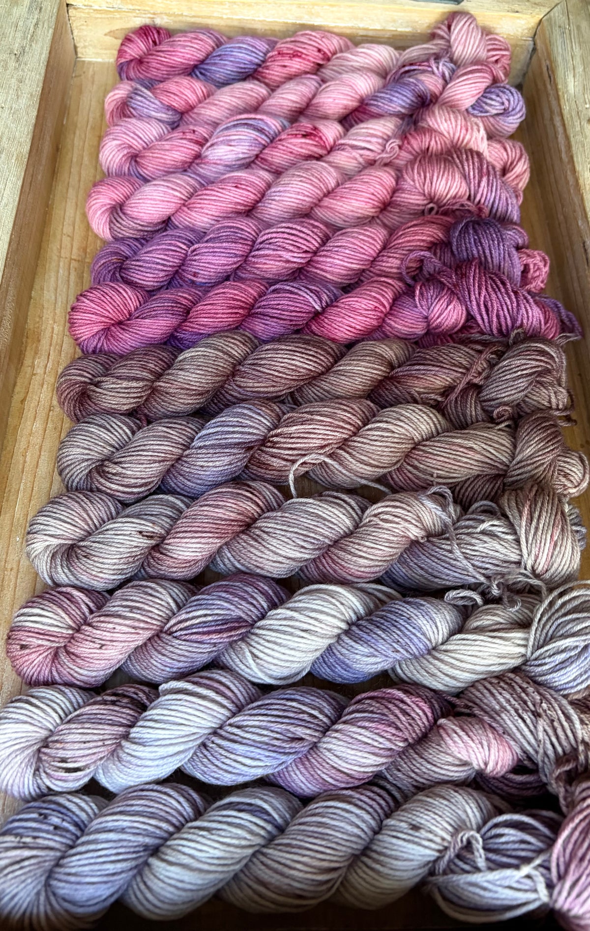 24 Skein Mini Yarn Fade - Squishy Sock Base