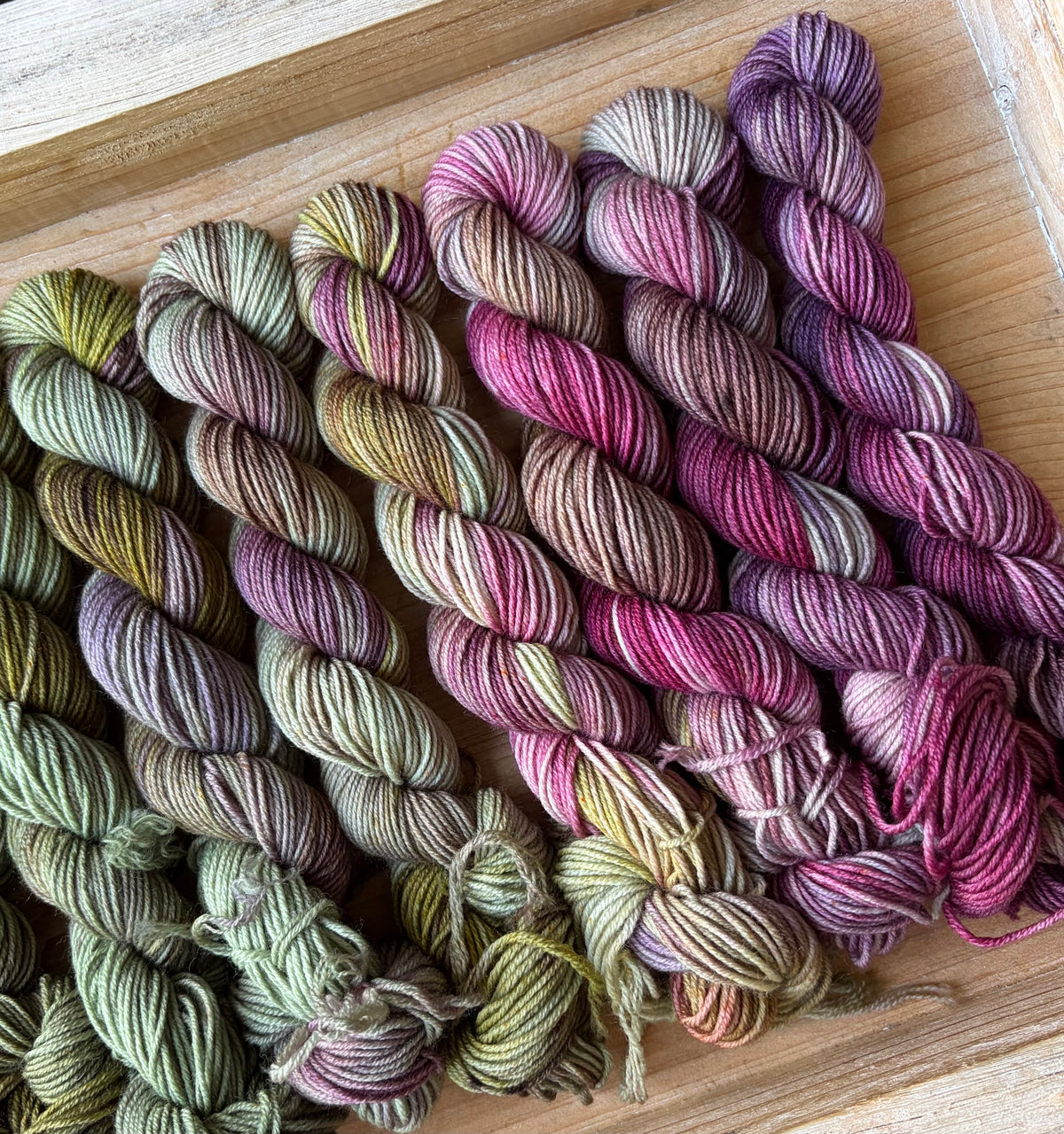 10 Skein Mini Yarn Fade - Squishy Sock Base