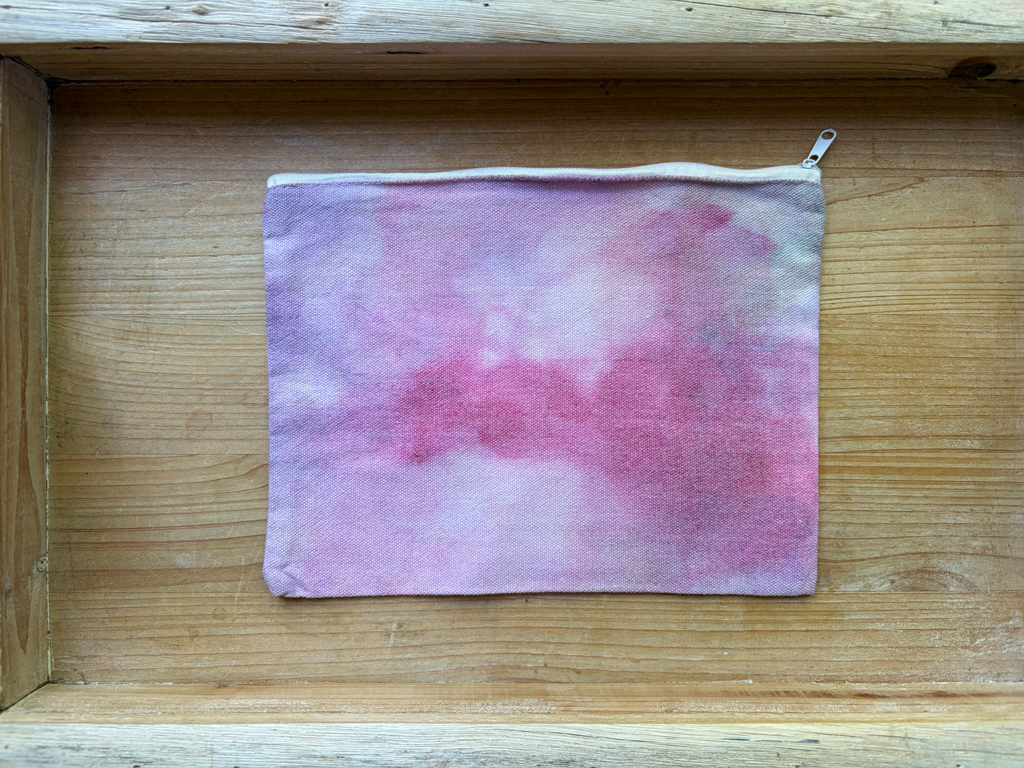 Ice Dyed Zipper Pouch