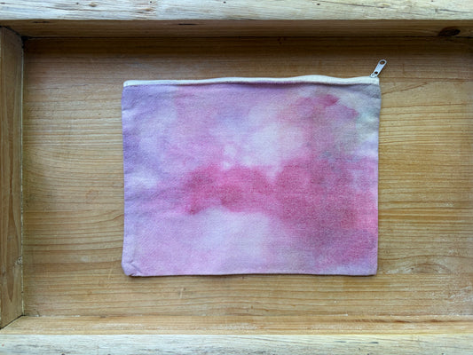 Ice Dyed Zipper Pouch