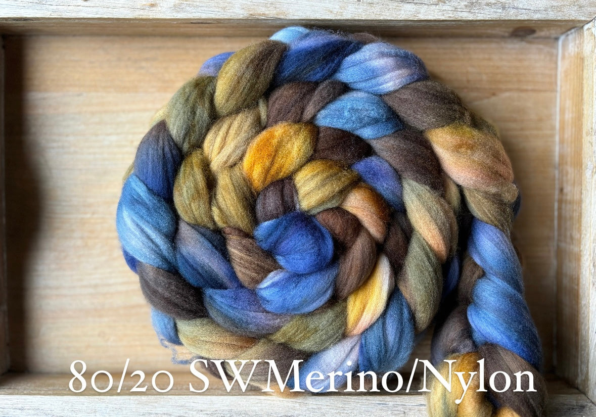 Sunflower Fields - 100 grams of Spinning Fibre