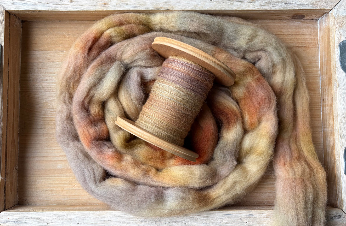 Hand Spun Yarn - 100% Targhee - Sweater Quantity