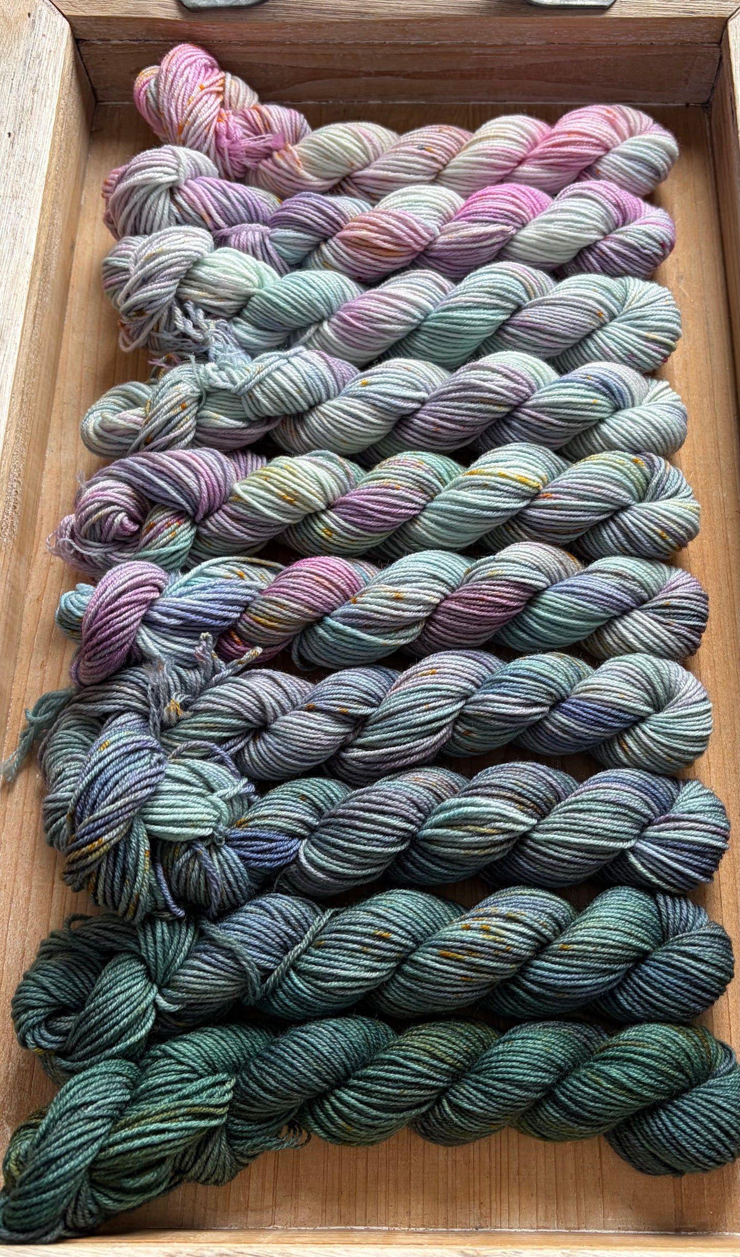 10 Skein Mini Yarn Fade - Squishy Sock Base