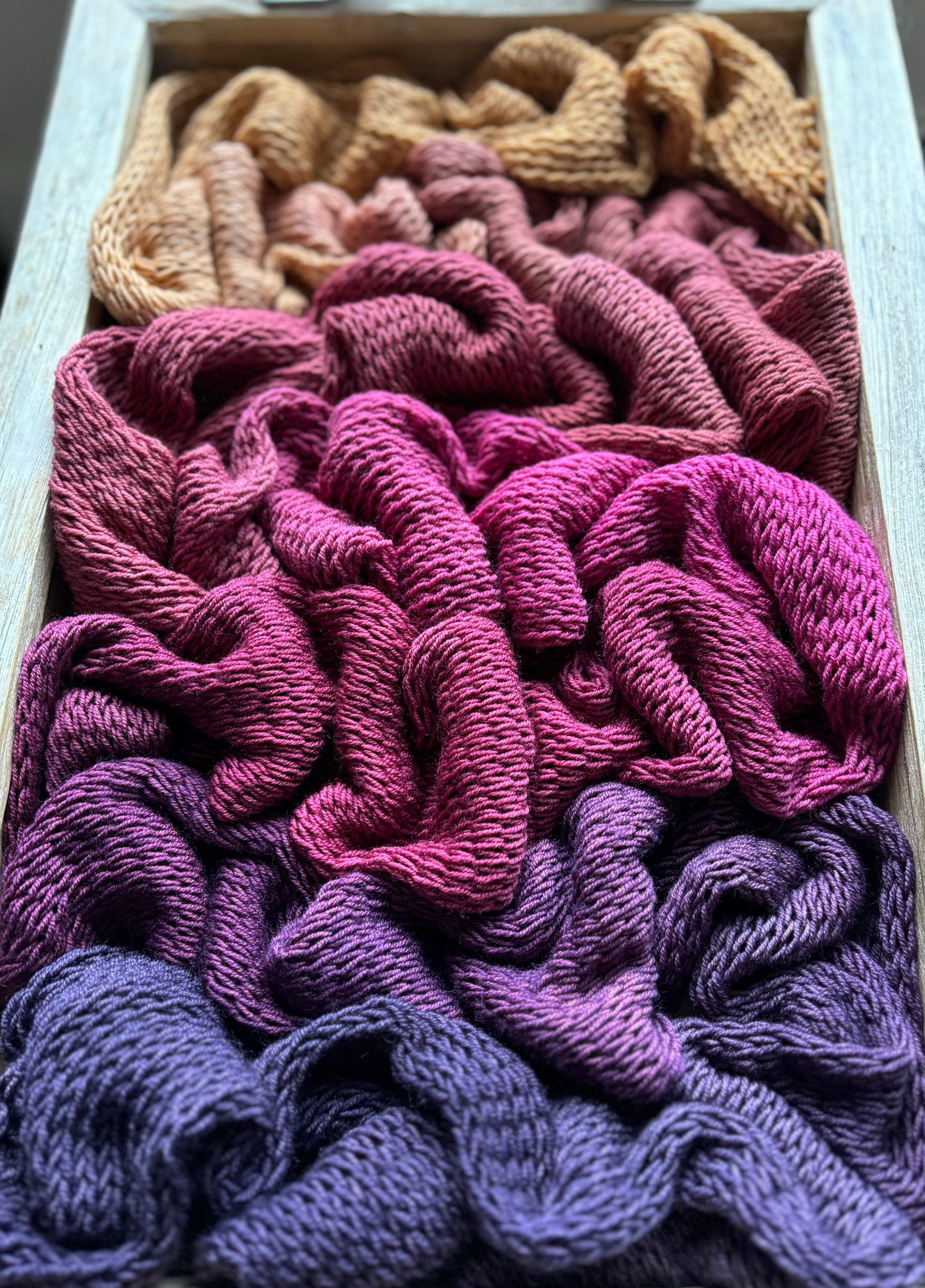 Hand Dyed Yarn Gradient