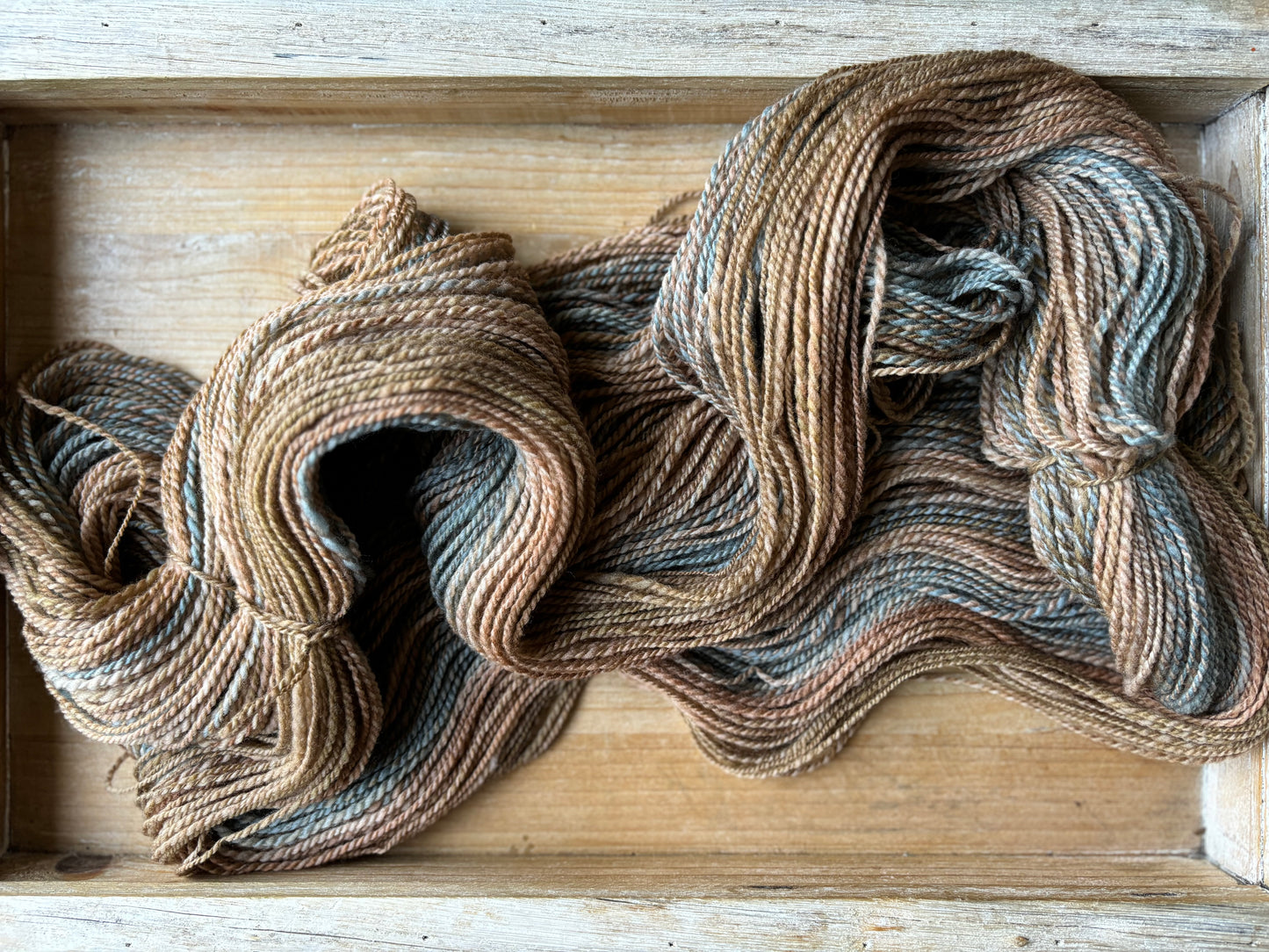 Hand Spun Yarn - 100% Untreated Merino Wool